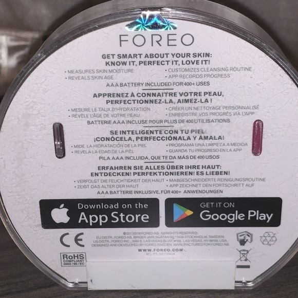 ✨MSRP $89✨ NEW FOREO LUNA™ fofo 2-in-1 24K Smart Facial Silicone Cleansing Brush - Picture 2 of 4